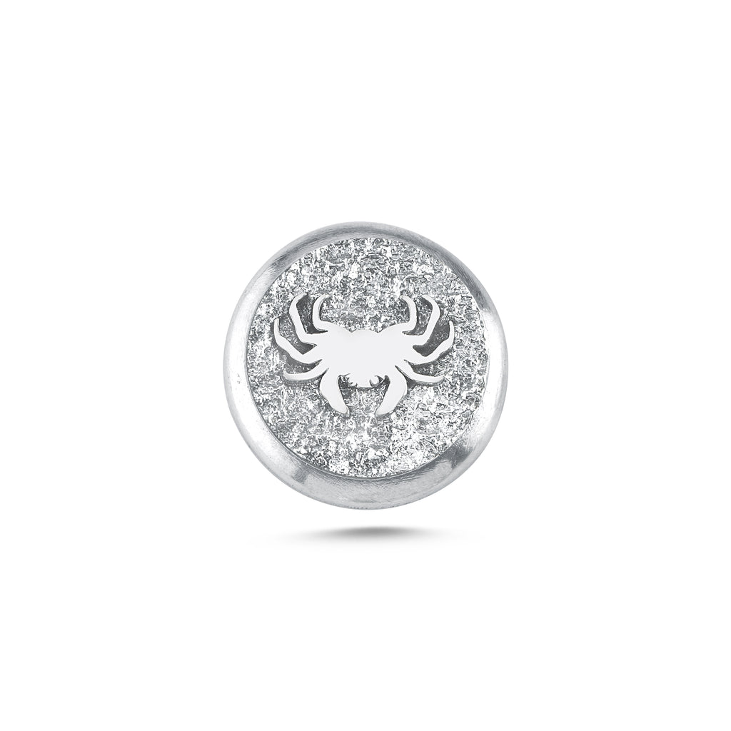 Yengeç Burcu Hayvanı Manyetik Charm - Light Silver