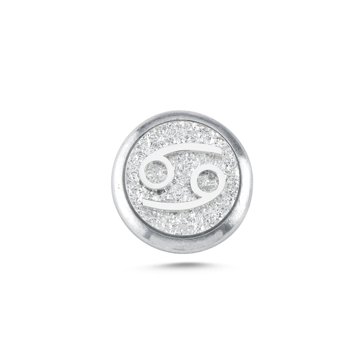 Yengeç Burcu Sembolü Manyetik Charm - Light Silver