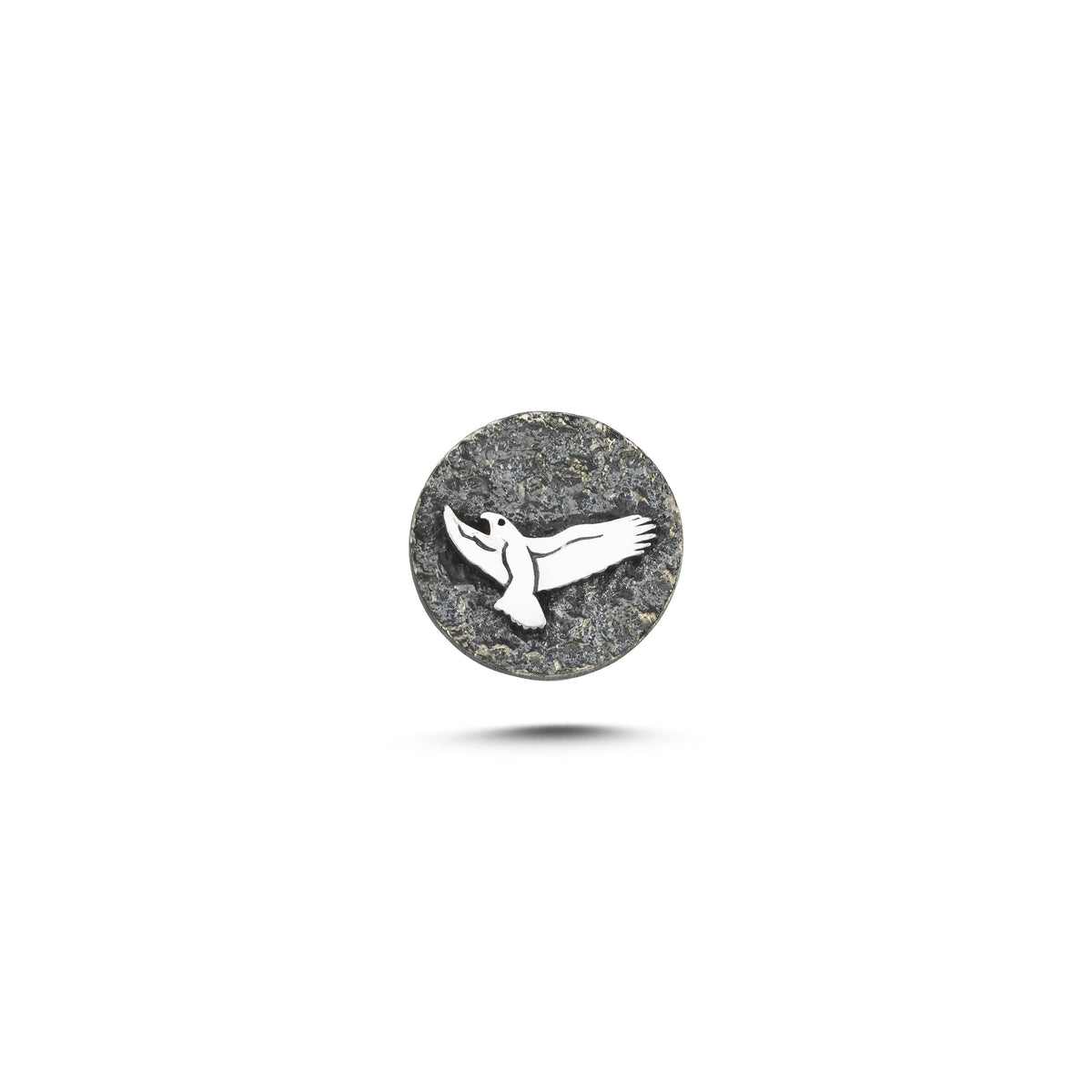 Kartal Sembolü 1 Manyetik Charm - Dark Silver