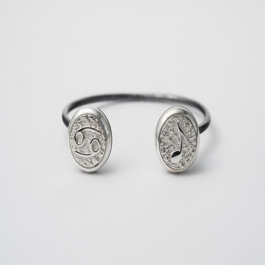 Embossed TwinCore Bracelet - Deliadore Modular Jewelry