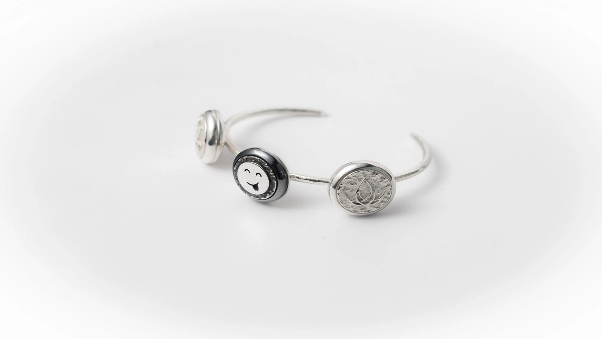 Embossed Trio Bracelet - Modular