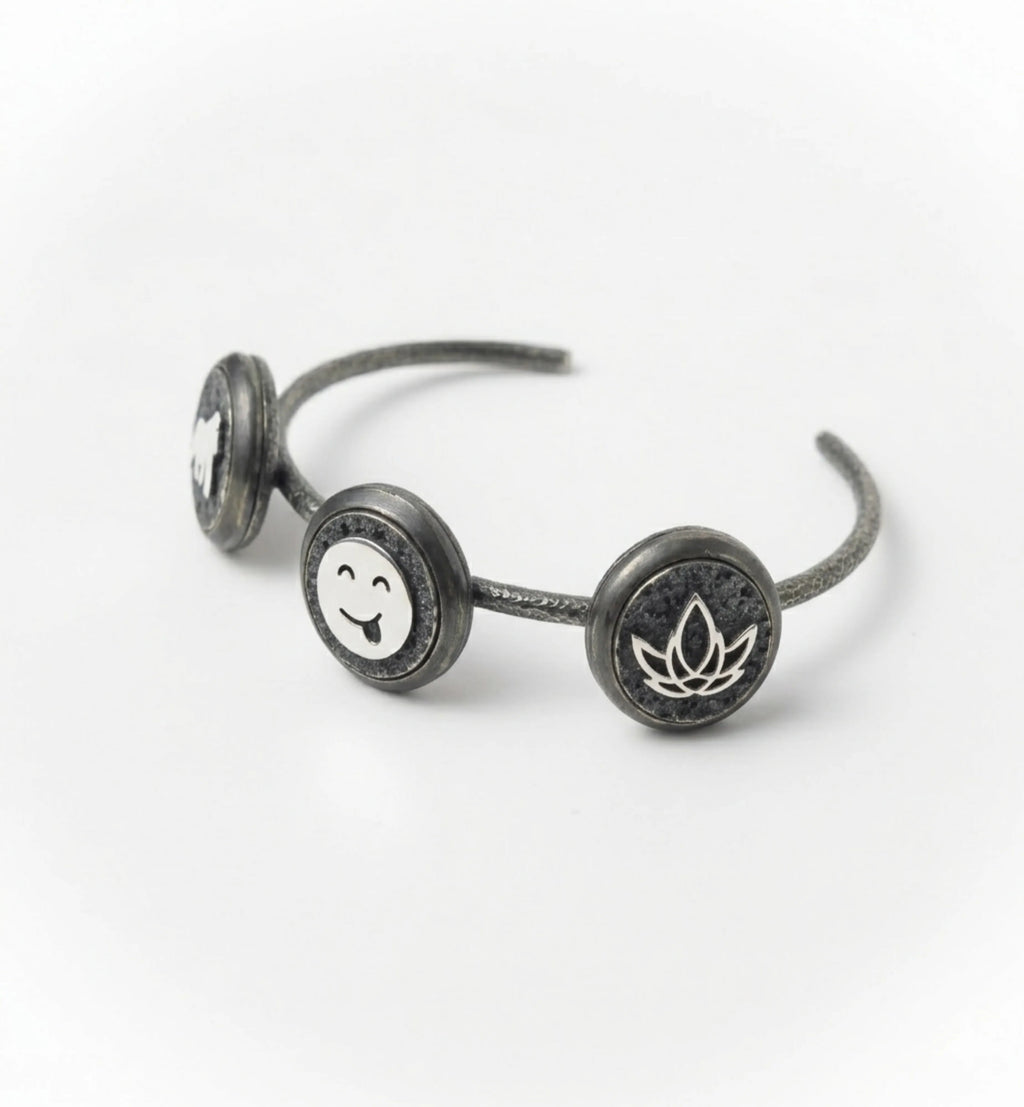 Embossed Trio Bracelet - Modular