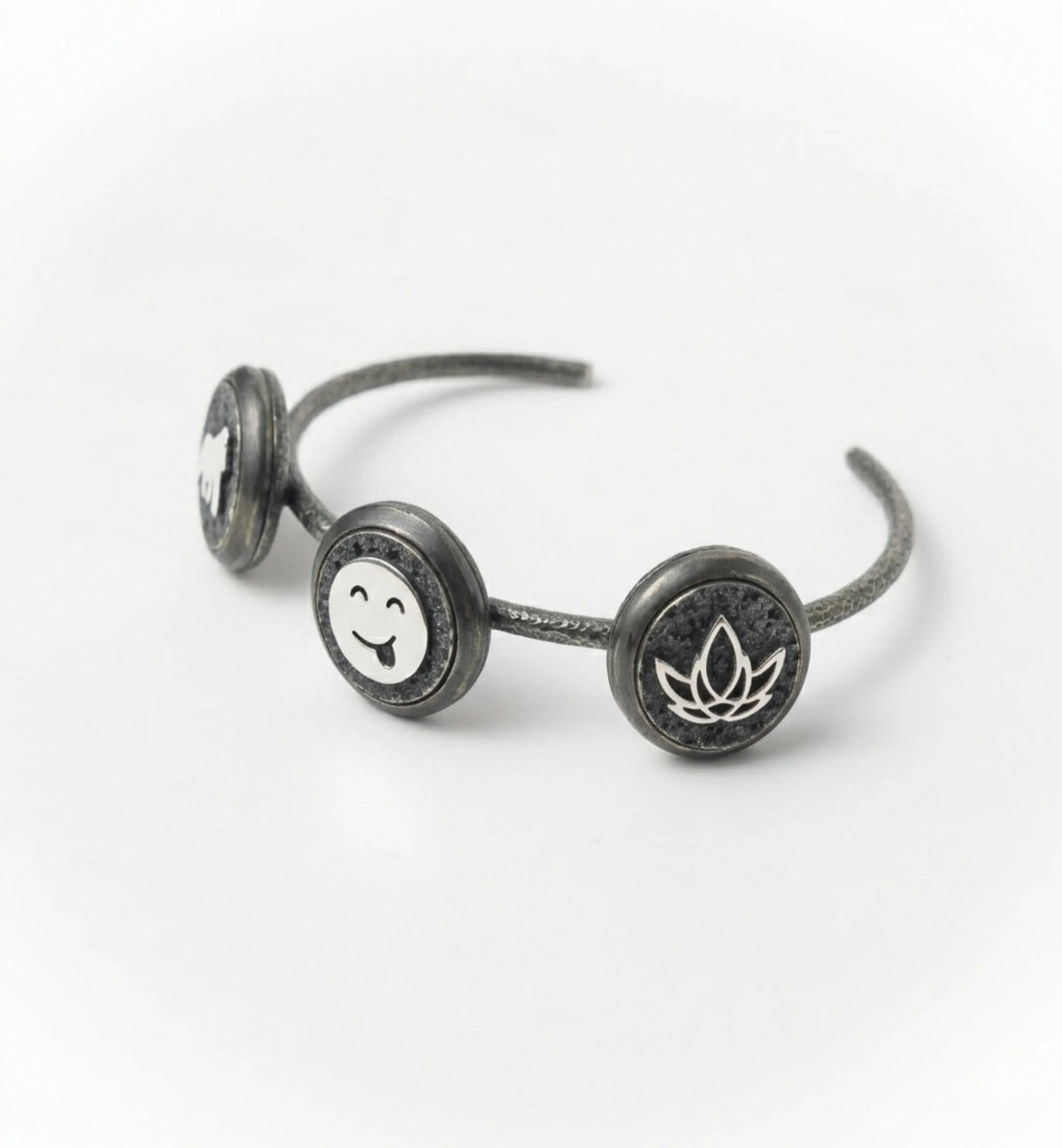 Embossed Trio Bracelet - Modular