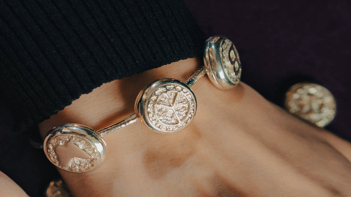 Embossed Trio Bracelet - Modular