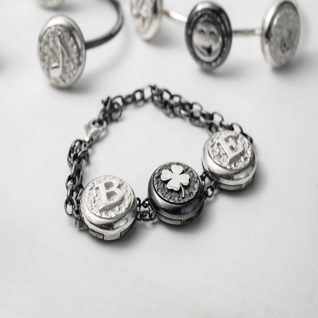 3-Charm Chain Bracelet - Modular