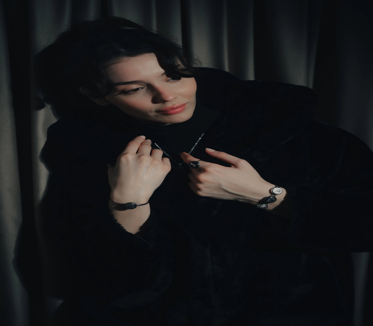 MonoLine Gümüş Bilezik - Deliadore Modüler Takı
