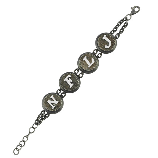 4 Modüler Harf Bilezik Seti - Deliadore Modüler Takı