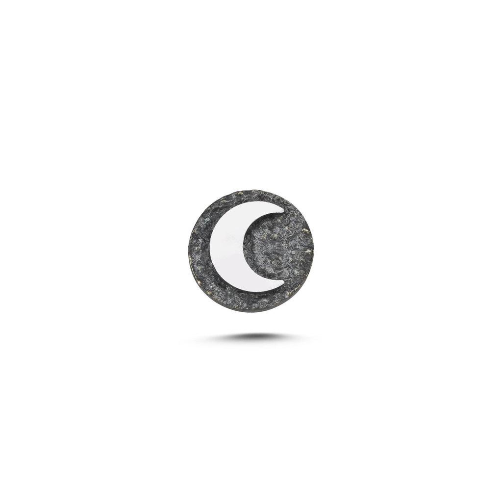 Hilal Sembolü Manyetik Charm - Dark Silver