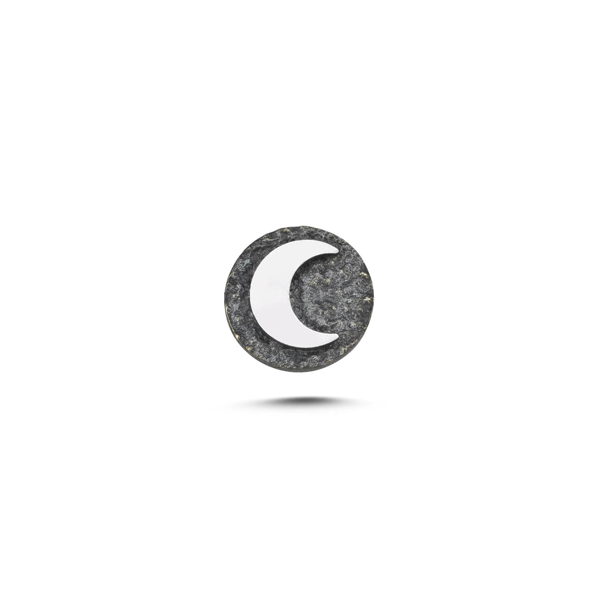Hilal Sembolü Manyetik Charm - Dark Silver