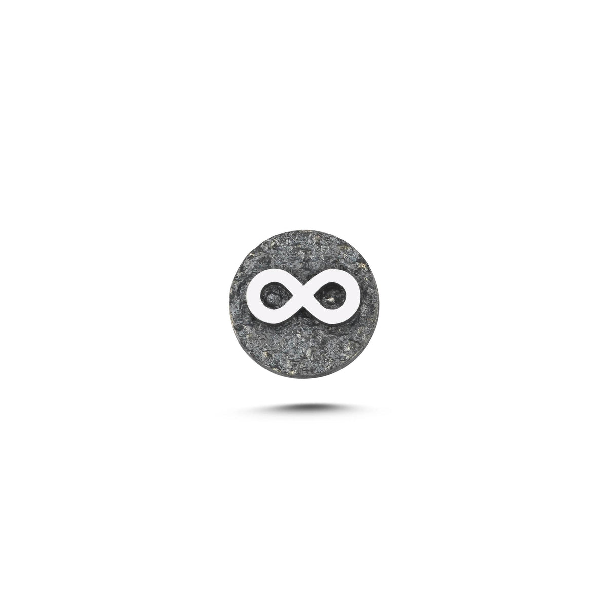 Sonsuzluk Sembolü Manyetik Charm - Dark Silver