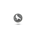Kuzgun Sembolü Manyetik Charm - Dark Silver