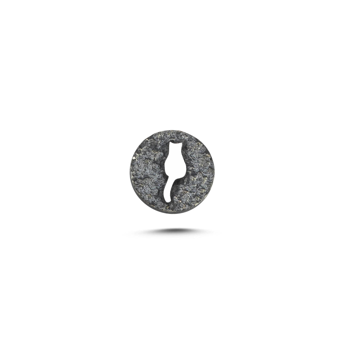 Kedi Sembolü 3 Manyetik Charm - Dark Silver