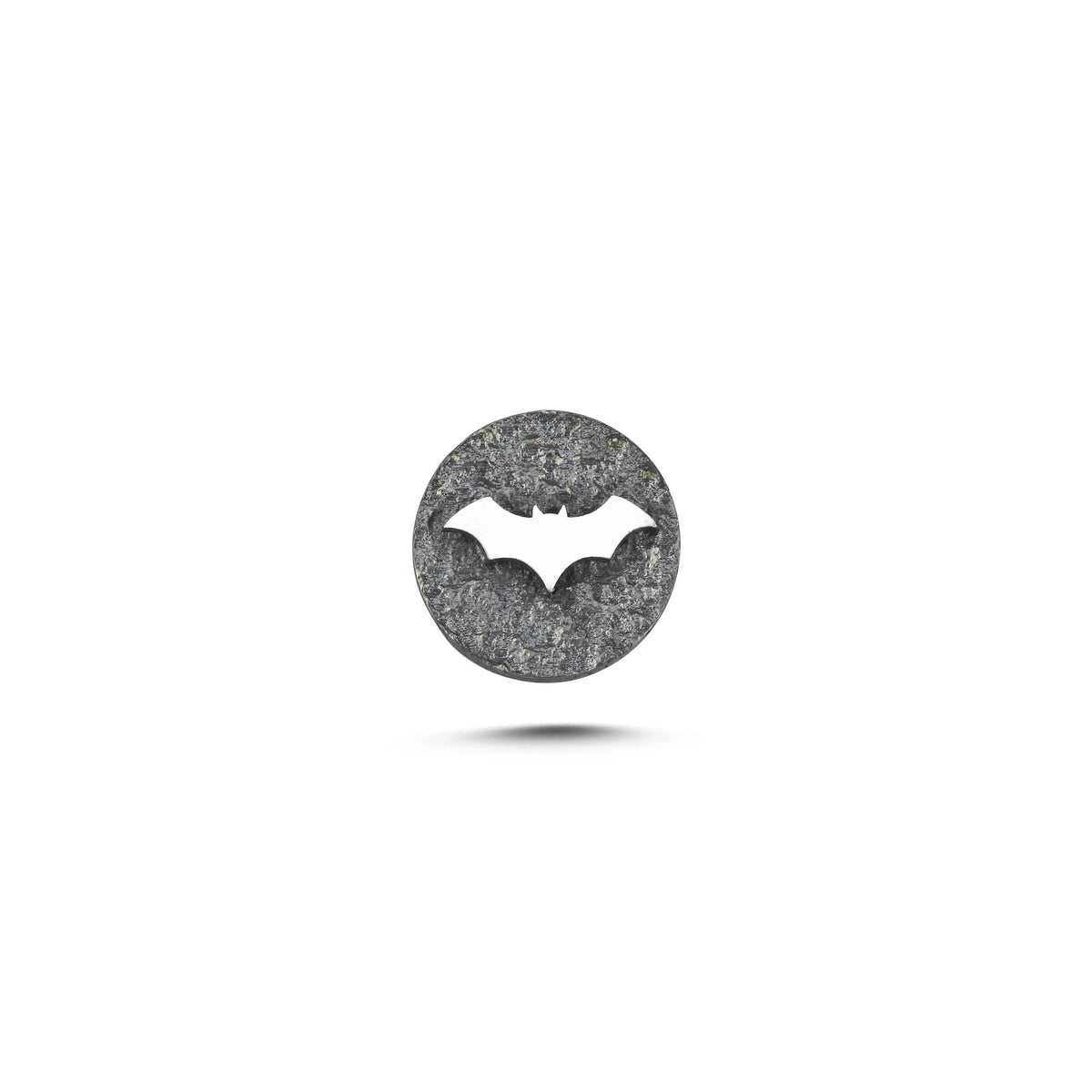 Yarasa Sembolü Manyetik Charm - Dark Silver