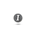 I Harfi Manyetik Charm - Dark Silver