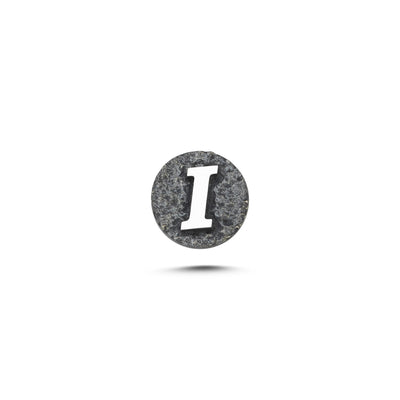 I Letter Magnetic Charm - Dark Silver
