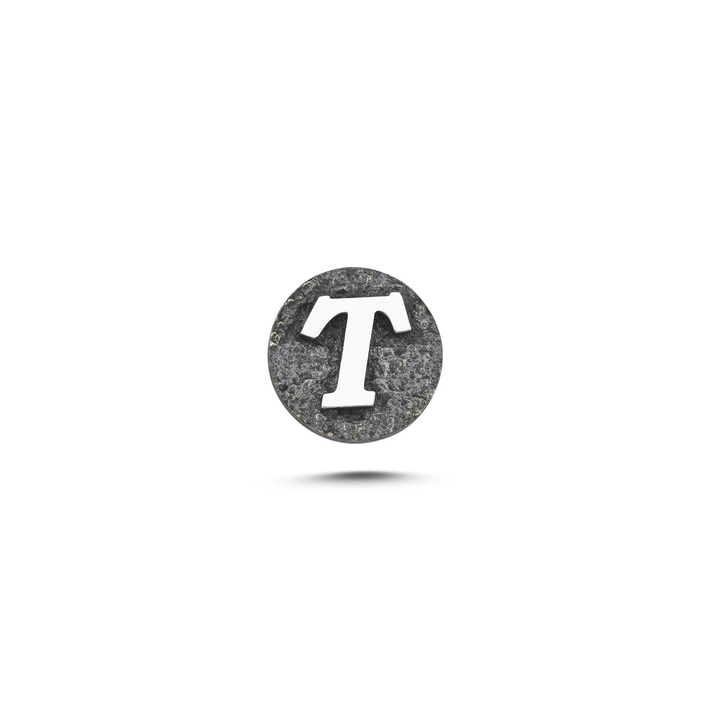 T Harfi Manyetik Charm - Dark Silver