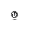Ü Harfi Manyetik Charm - Dark Silver