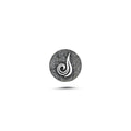 Hava Elementi Sembolü Manyetik Charm - Dark Silver