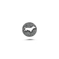 Köpek Sembolü 3 Manyetik Charm - Dark Silver