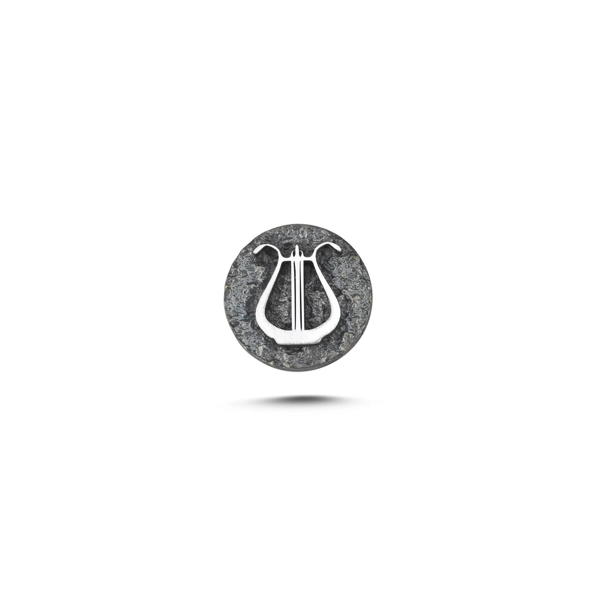 Lir Sembolü Manyetik Charm - Dark Silver