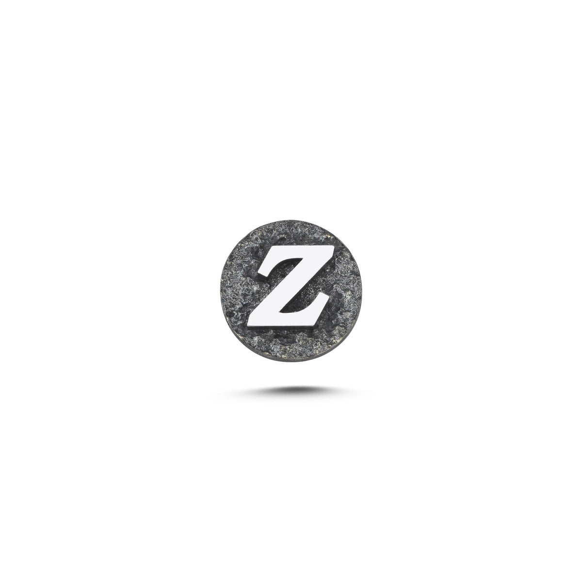 Z Harfi Manyetik Charm - Dark Silver