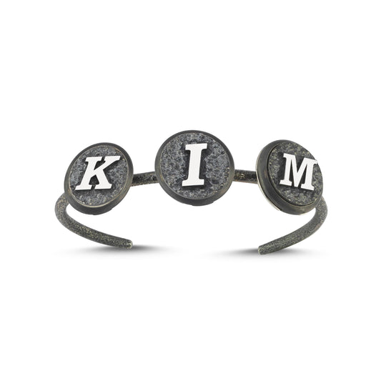 Trio Charm Bilezik Tabanı 2 - Deliadore Modüler Takı