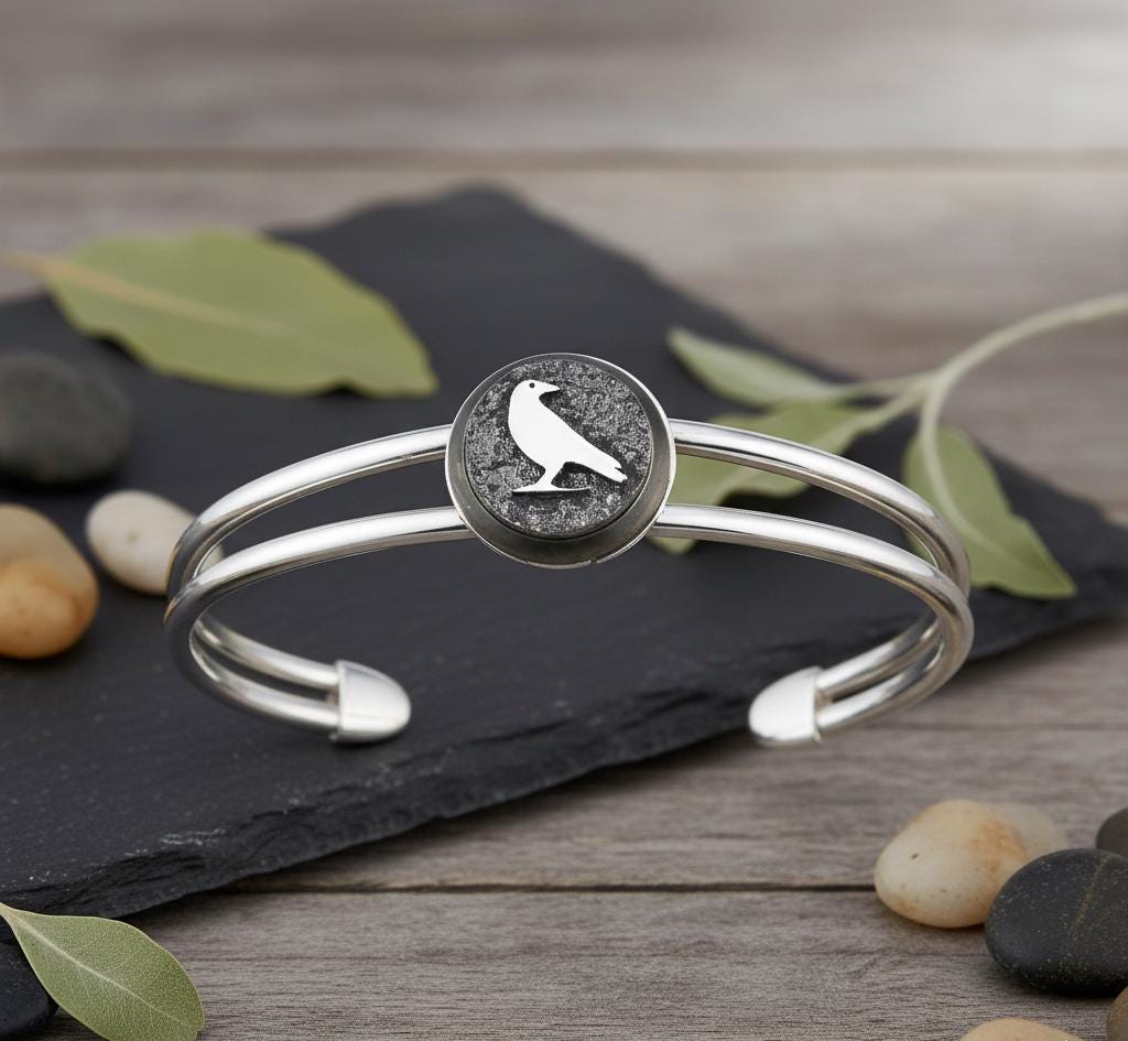 DualLine Gümüş Bilezik - Deliadore Modüler Takı