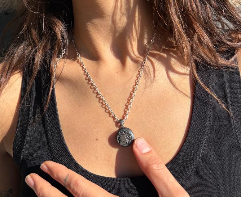 Saksafon Sembolü Manyetik Charm