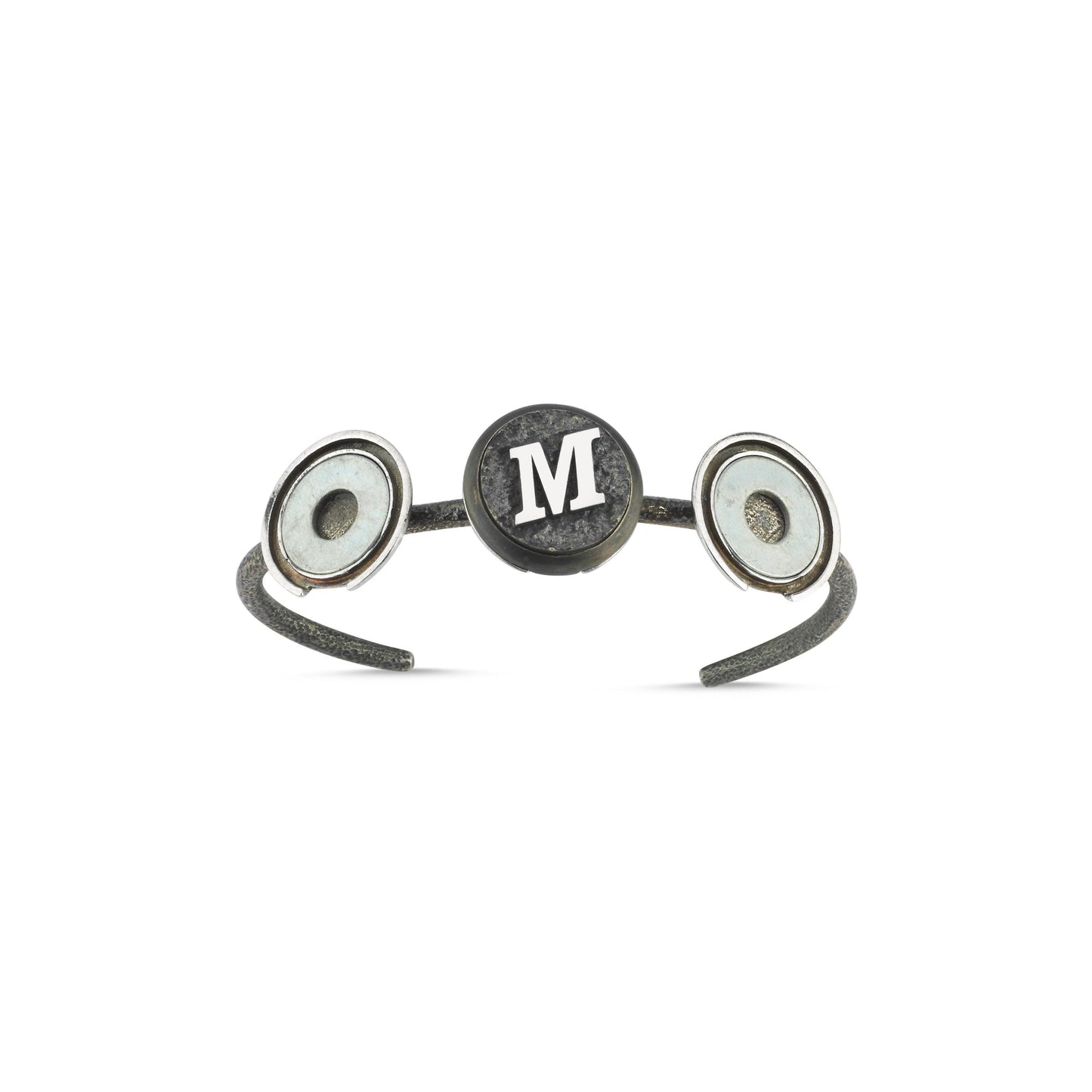 Trio Charm Bilezik Tabanı 2 - Deliadore Modüler Takı