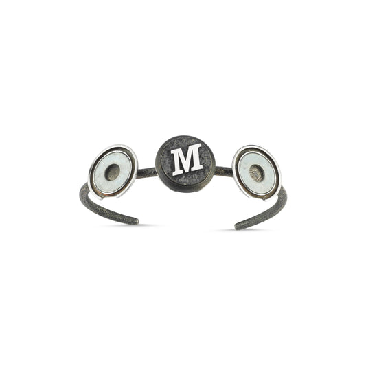 Trio Charm Bilezik Tabanı 2 - Deliadore Modüler Takı