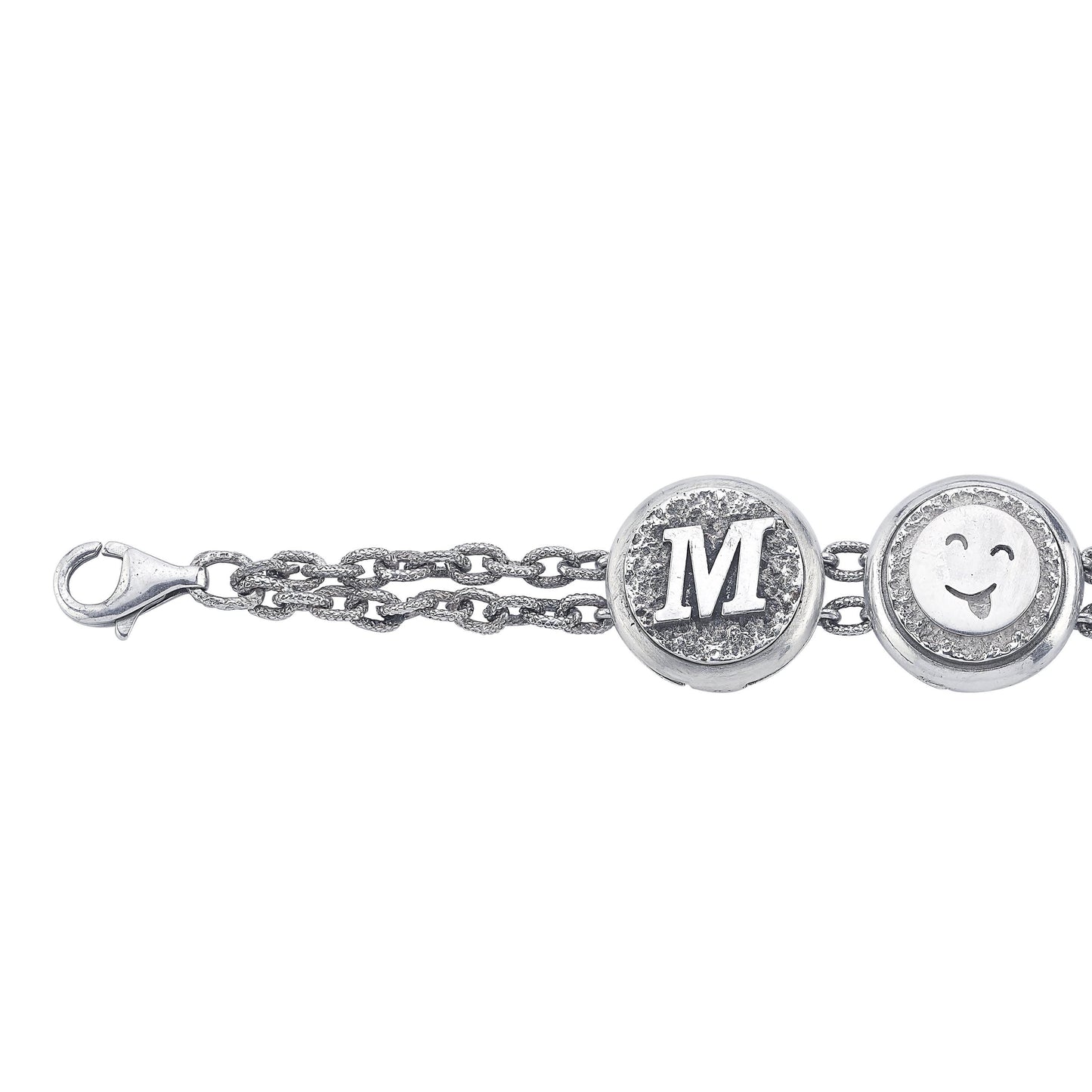 3'lü Modüler Harf Bilezik Seti - Deliadore Modüler Takı