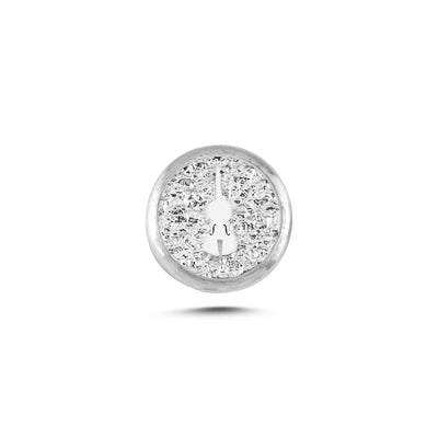 Keman Sembolü Manyetik Charm - Light Silver