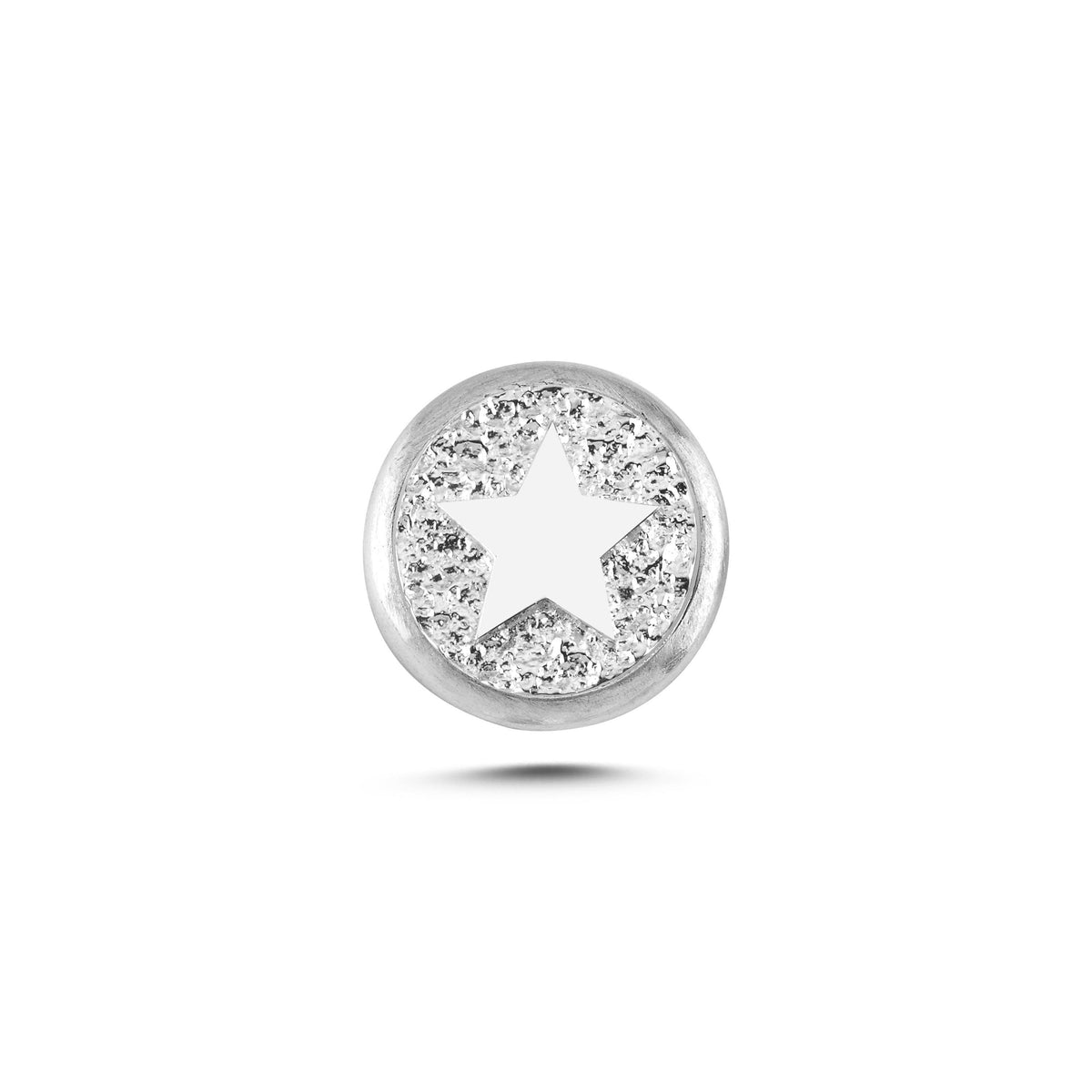 Yıldız Sembolü Manyetik Charm - Light Silver