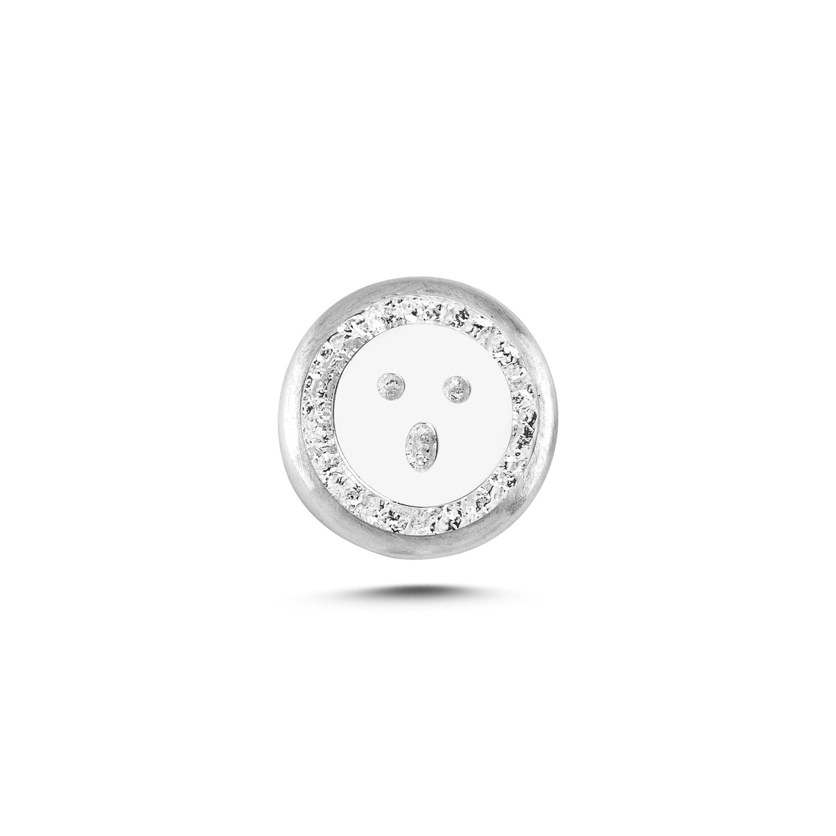 Şok Sembolü Manyetik Charm - Light Silver