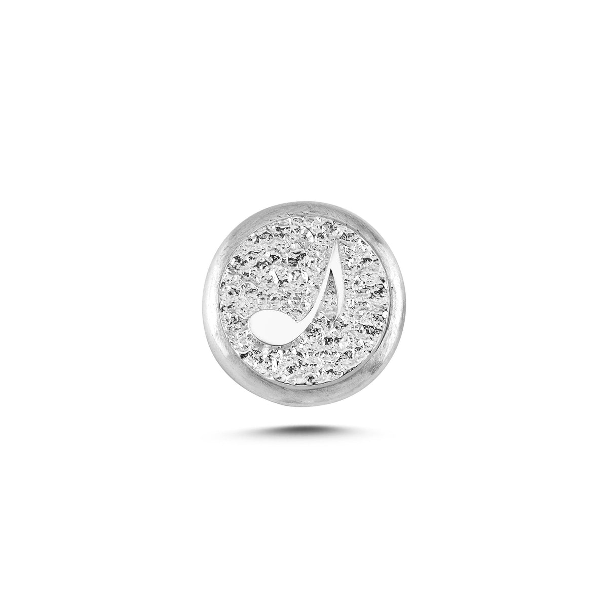 Müzik Sembolü Manyetik Charm - Light Silver
