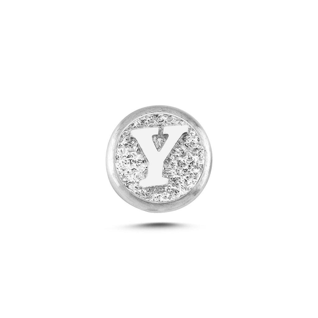 Y Harfi Manyetik Charm - Light Silver