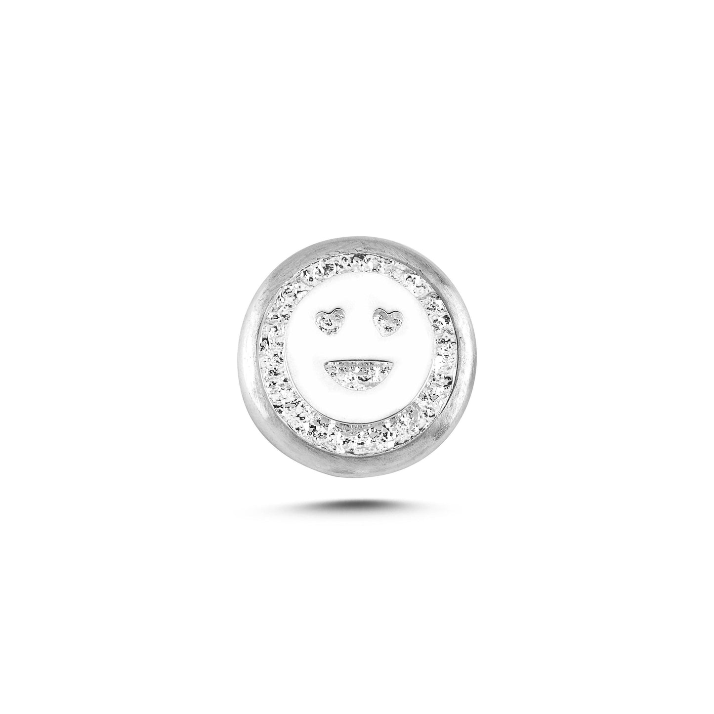 Smiling Face Heart Symbol Magnetic Charm