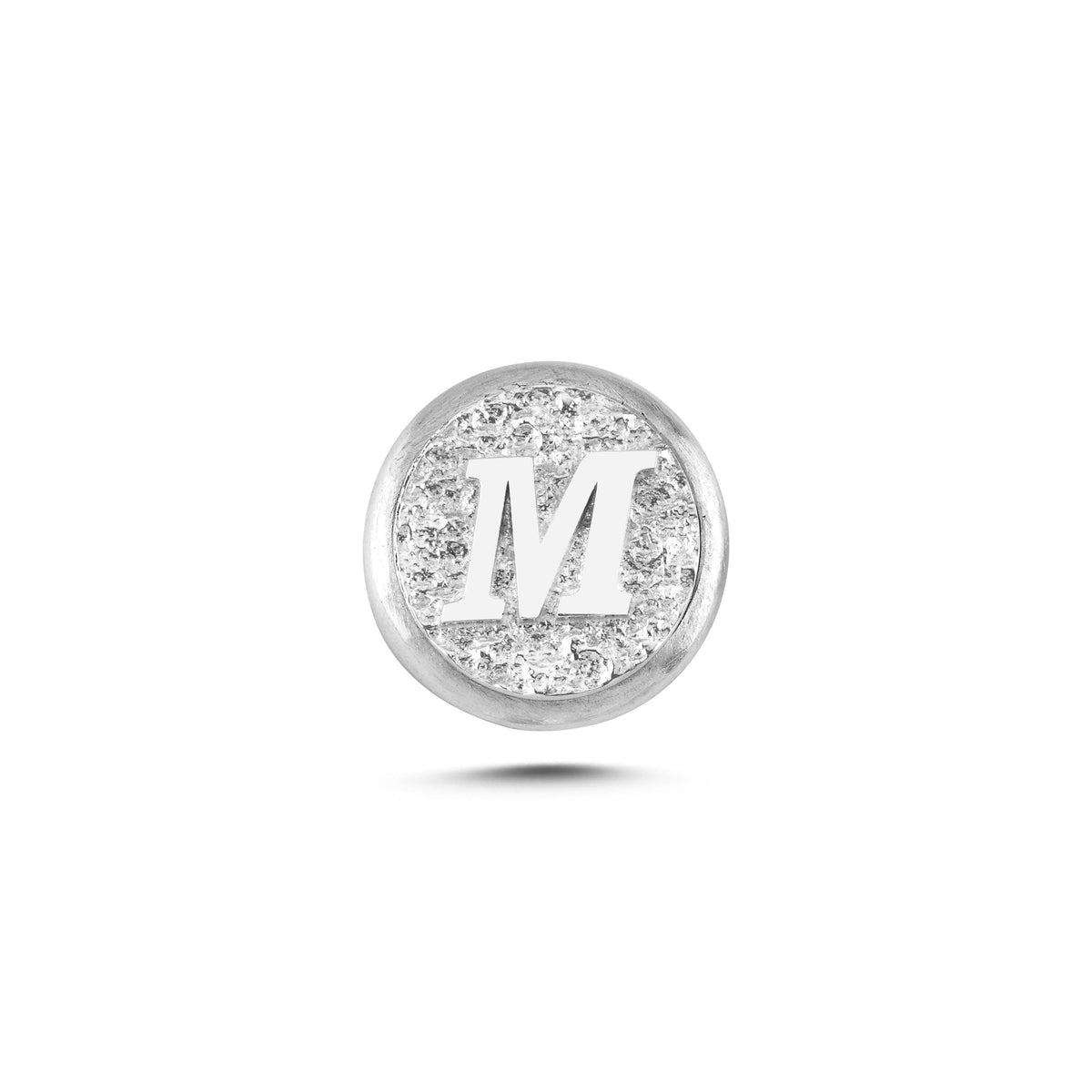 M Harfi Manyetik Charm - Light Silver