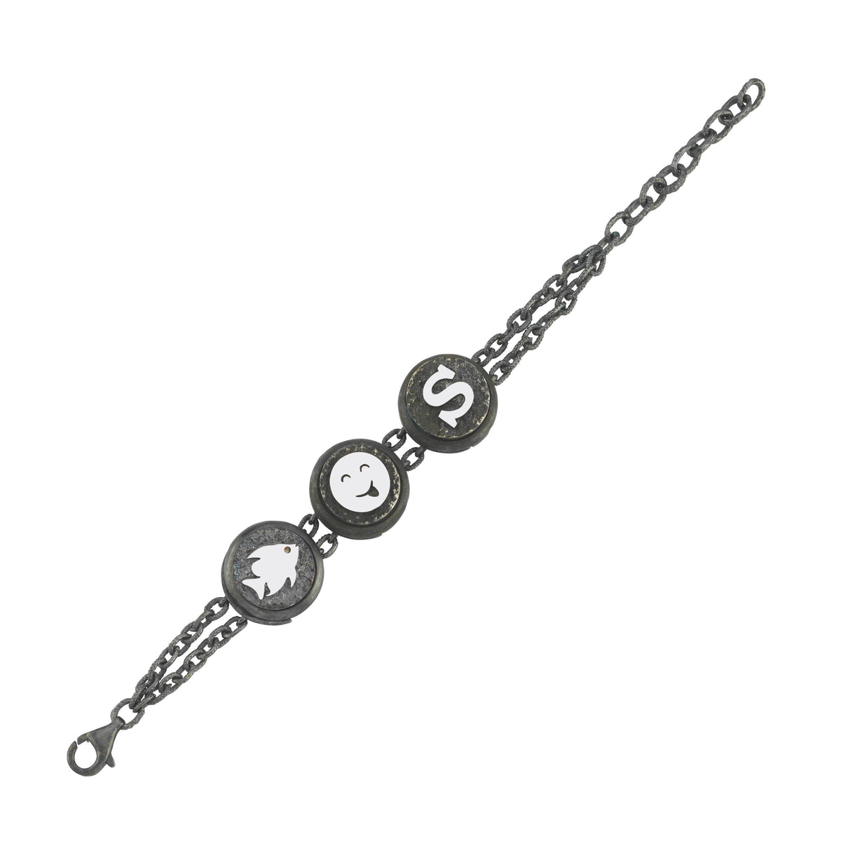 3-Charm Chain Bracelet - Modular