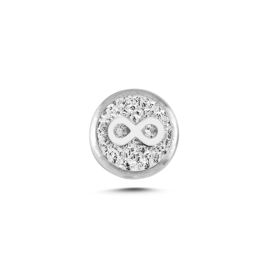 Sonsuzluk Sembolü Manyetik Charm - Light Silver