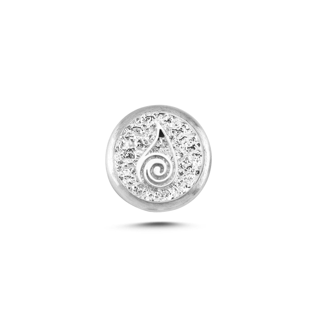 Su Elementi Sembolü Manyetik Charm - Light Silver