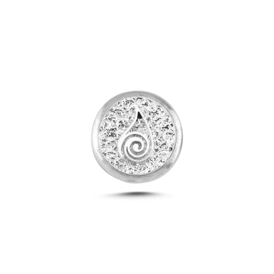 Su Elementi Sembolü Manyetik Charm - Light Silver