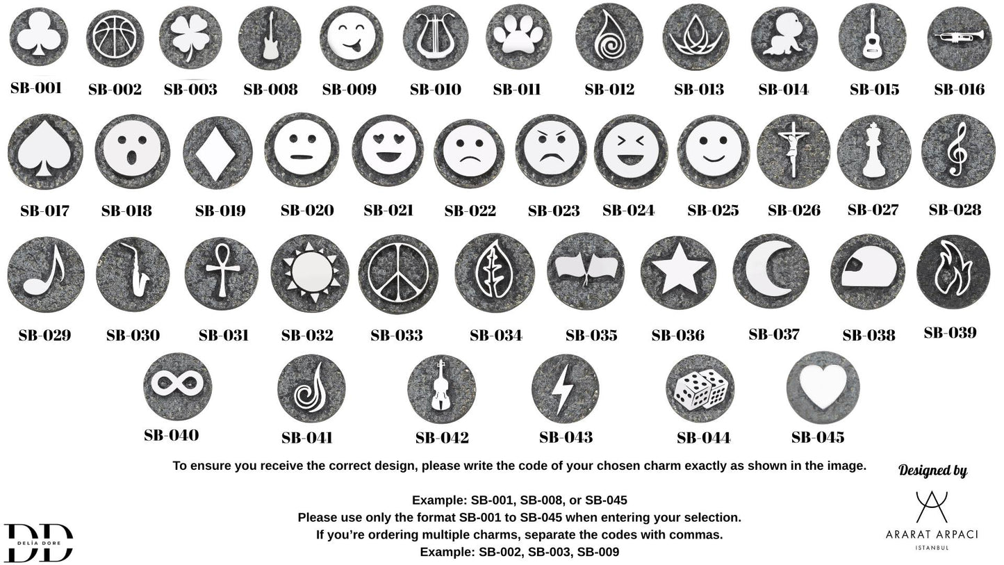 6 Rakamı Manyetik Charm