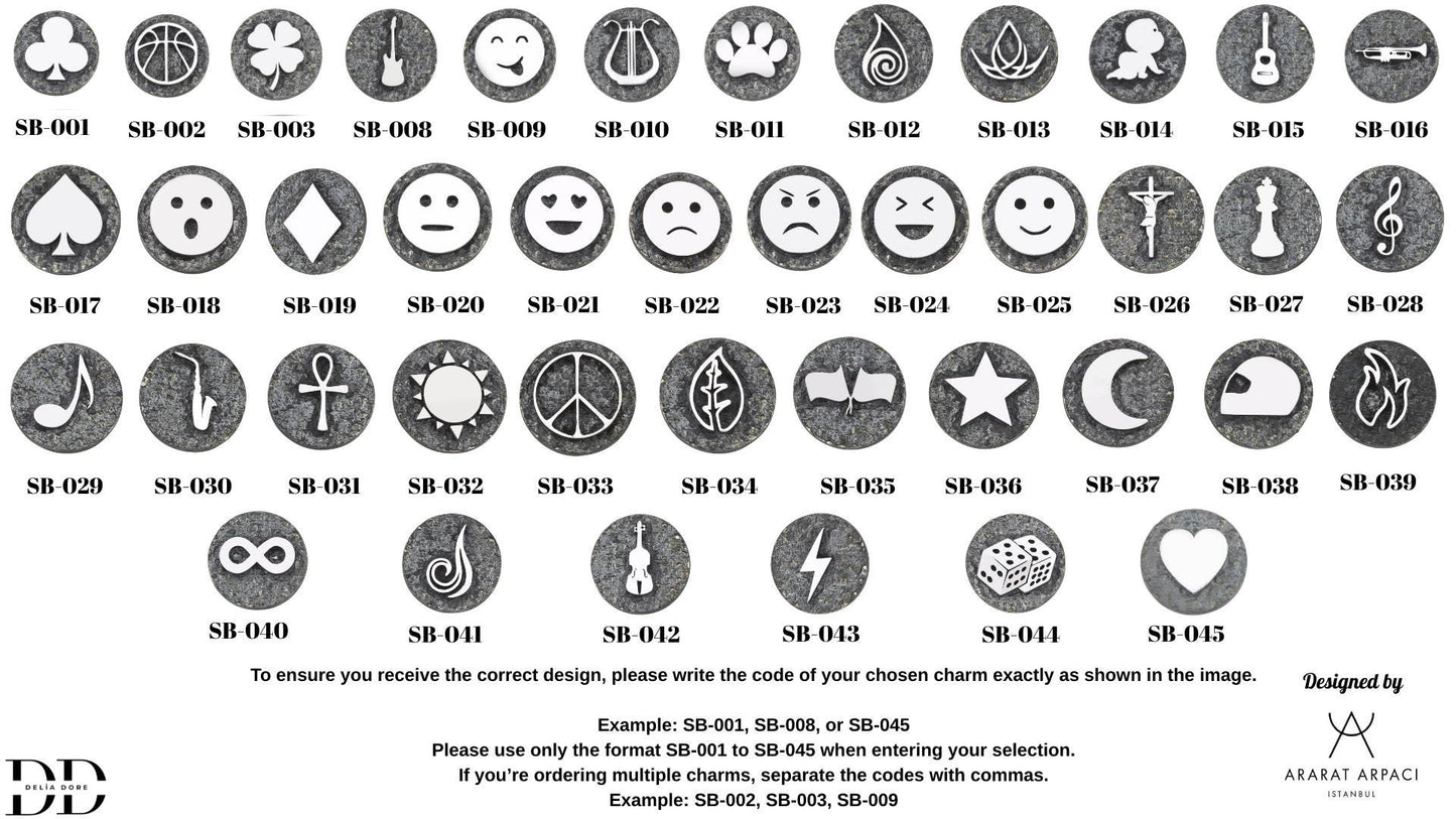 4 Rakamı Manyetik Charm