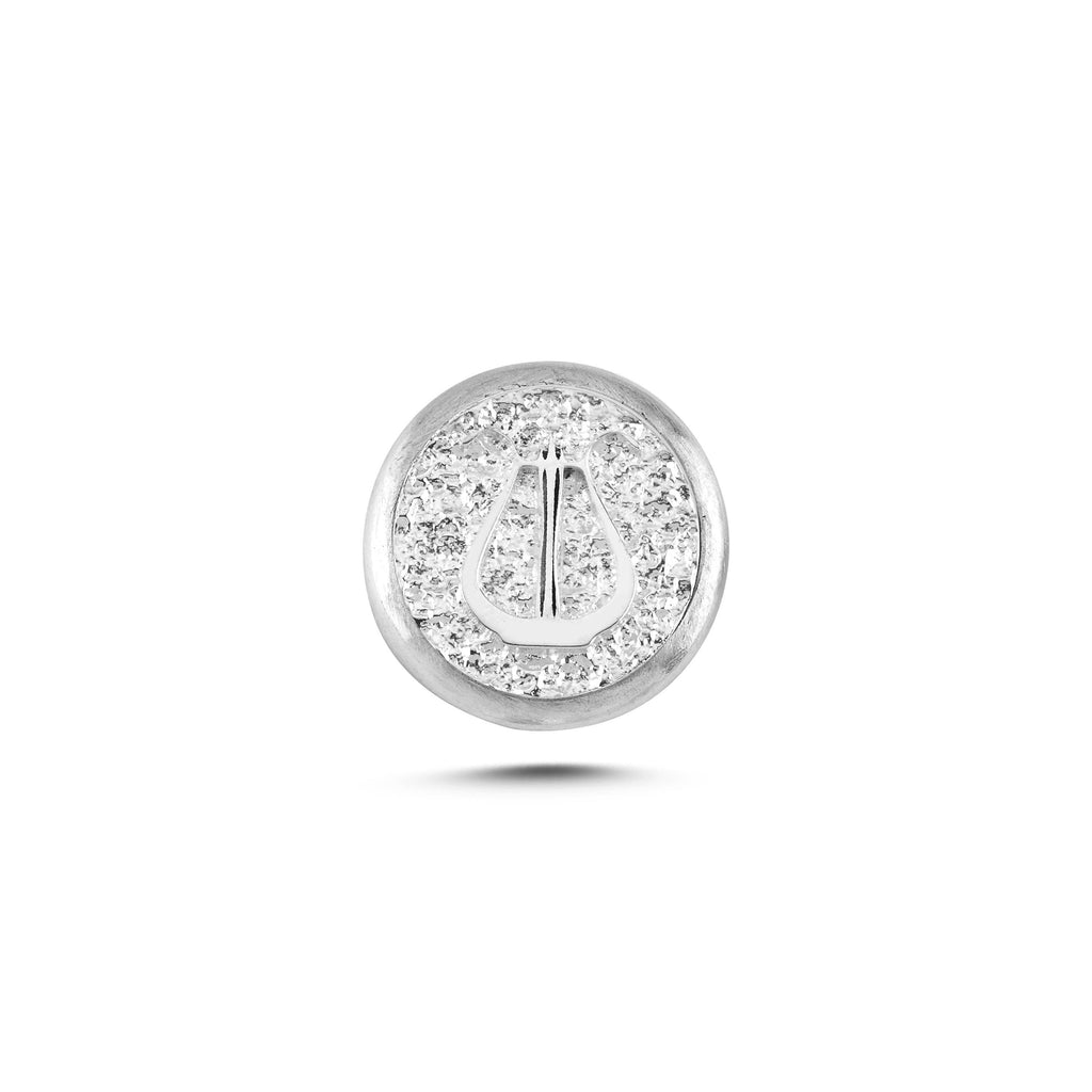 Lir Sembolü Manyetik Charm - Light Silver