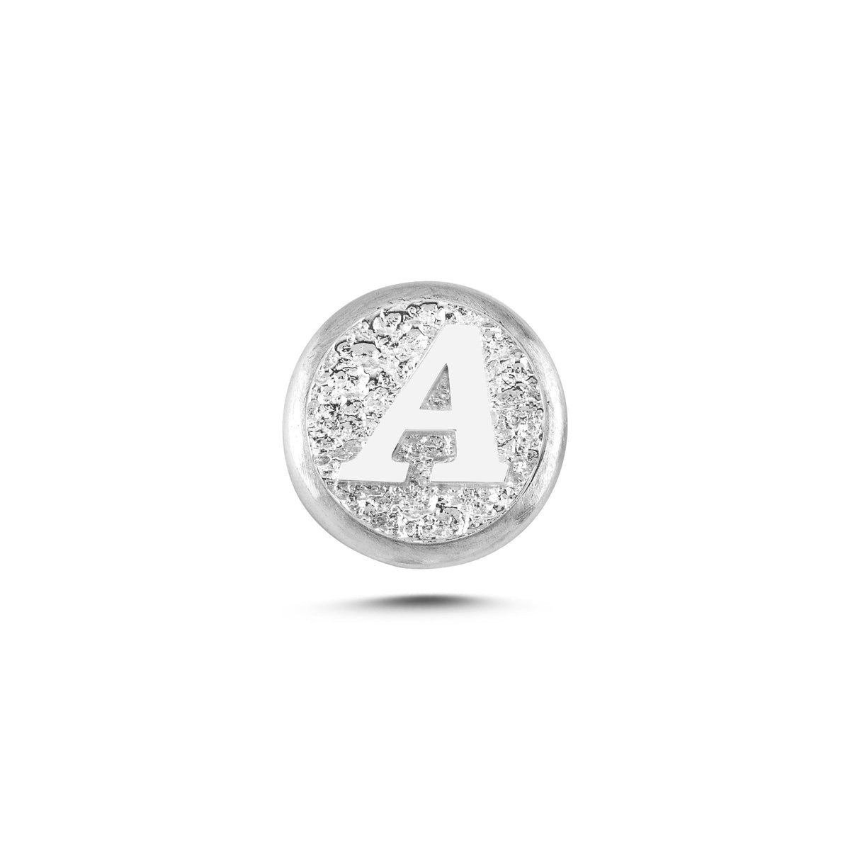 A Harfi Manyetik Charm - Light Silver