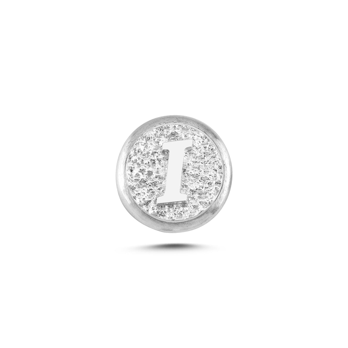 I Harfi Manyetik Charm - Light Silver