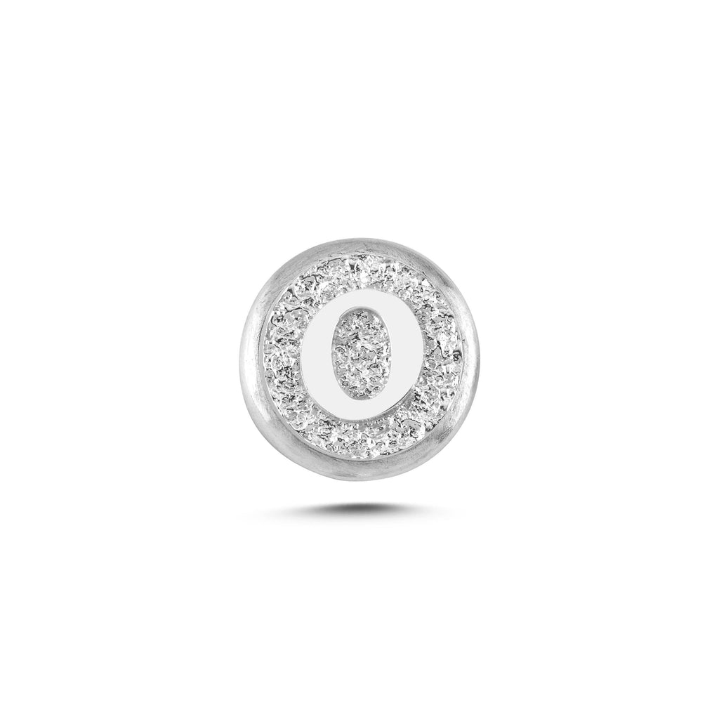 O Harfi Manyetik Charm - Light Silver