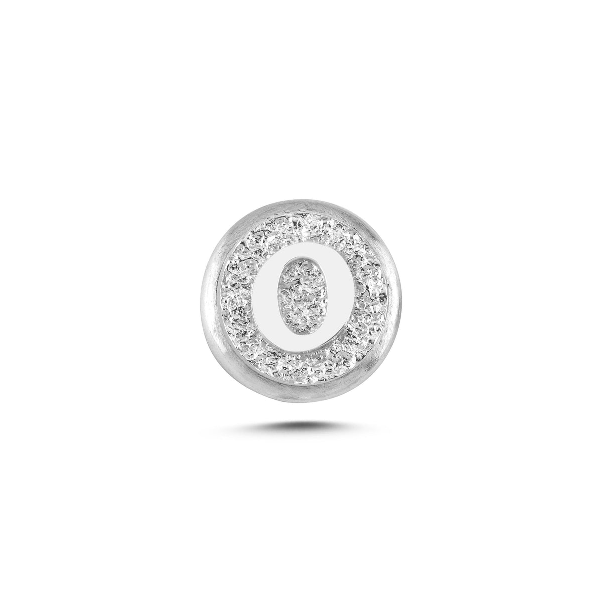 O Harfi Manyetik Charm - Light Silver
