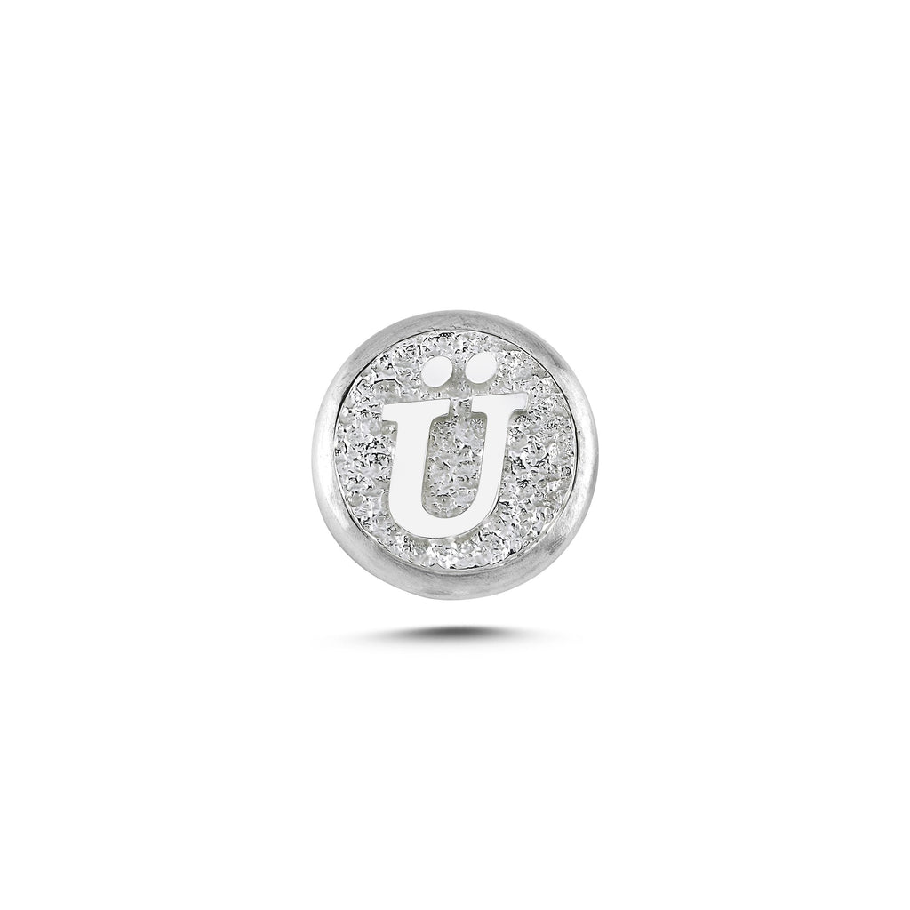 Ü Harfi Manyetik Charm - Light Silver